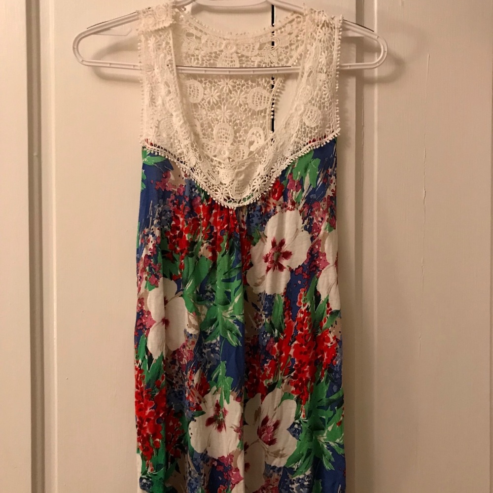 Forever21 Floral Tank Top